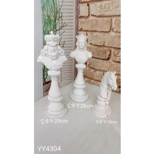 Yoyomold 3’lü Satranç Takımı Biblo Silikon Kalıp
