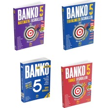 Model Eğitim 5.sınıf Banko Türkçe+Fen+Matematik Fasikülleri+Tüm Dersler Sb Set(4 Kitap)