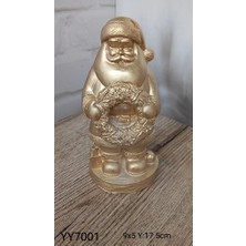YOYOMOLD YY7001 Çelenk Tutan Noel Baba Biblo Silikon Kalıp