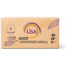 Ecoflex Z Katlama Premium Kağıt Havlu 12X150 | 1800 Yaprak | Dayanıklı & Dispenser Uyumlu