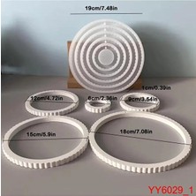 Yoyomold YY6029 Büyük Orta Küçük Yuvarlak Silikon Kalıp