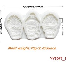 Yoyomold YY5977 Noel Temalı Sevimli Kirpiler Silikon Kalıp