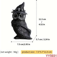 Yoyomold YY5931 Gotik Baykuş Heykeli Biblo Silikon Kalıp