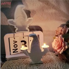 Yoyomold Cüce Figürlü Mumluk Silikon Kalıp