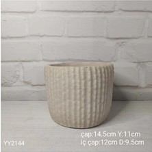 Yoyomold YY2144 Kesik Çizgili Saksı Silikon Kalıp