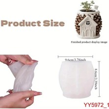 Yoyomold YY5972 Noel Çam Çiçeği Ev Saksı Silikon Kalıp
