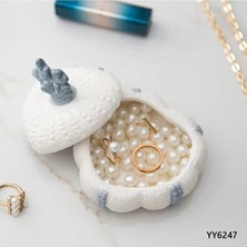 Yoyomold Deniz Yosunu Tasarımlı Kapaklı Takı Kutusu Mumluk Silikon Kalıp