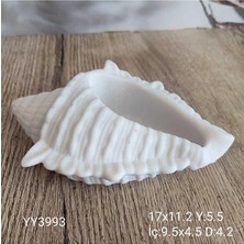 Yoyomold YY3993 Deniz Kabuğu Saksı Mumluk Sılıkon Kalıp