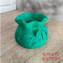 Yoyomold Yılbaşı Temalı Kese Saksı Silikon Kalıp