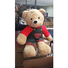 Halley Oyuncak Kıyafetli Peluş Erkek Ayı Uyku Arkadaşım 80 cm Pelüş