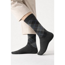 Gigi Giyim Baklava Desenli Pamuklu Soket Erkek Çorap