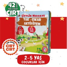 Bunbaza Tak-Çıkar Çiftlik Hayatı Aktivite Kitabı