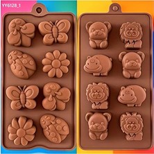 Yoyomold Hayvan ve Çiçek Temalı Modeller Silikon Kalıp