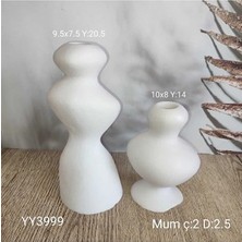 Yoyomold YY3999 Mumluk 2li Takım Sılıkon Kalıp