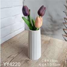Yoyomold YY4220 Çizgili Vazo Silikon Kalıp