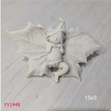 Yoyomold Yaprak Üzerinde Uyuyan Peri Bebek Silikon Kalıp