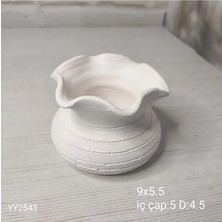 Yoyomold YY2543 Seramik Büzgülü Torba Saksı Silikon Kalıp