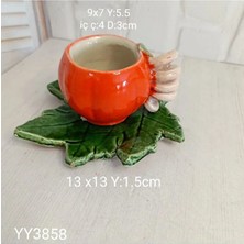 Yoyomold YY3858 Yapraklı Kabak Fincan Takım Modeli Silikon Kalıp