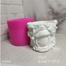 Yoyomold YY2845 Masal Saksı Orman Evi Silikon Kalıp