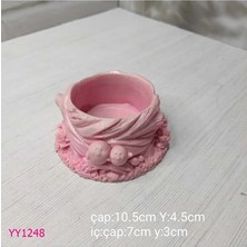 Yoyomold YY1248-2 Kuşlu Saksı Silikon Kalıp