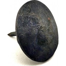 Marsilyan Antika Tarz Dekoratif Pirinç Dövme Kabara No3 - 27 Mm, Oksit