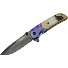 Marsilyan Tüylü Çakı 20,5 cm Yarı Otomatik , Kemerlikli