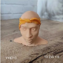 Yoyomold YY4210 Siyahi Bantajlı Erkek Temalı Silikon Kalıp
