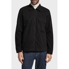 Boss % 100 Pamuk Regular Fit Fermuarlı Ceket Erkek Ceket 50553706 001