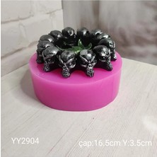 Yoyomold YY2904 Iskelet Kafa Küllük Silikon Kalıp
