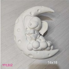 Yoyomold YY1312-AY Üzerinde Yatan Fil Silikon Kalıp