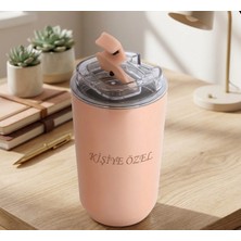 Kişiye Özel Termos Paslanmaz Çelik Termos Bardak 400 ml Sevgiliye Hediye Masaüstü Termos