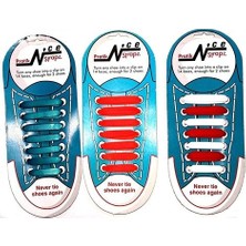 Neonova Renkli Silikon Ayakkabı Bağcıkları