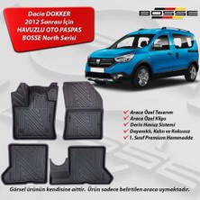 Dacia Dokker Paspas Araca Özel 2012 Sonrası BOSSE 3D Havuzlu Oto Paspas