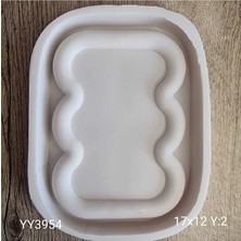 Yoyomold YY3954 Bubblu Sunumluk Dalgalı 17X12CM Silikon Kalıp