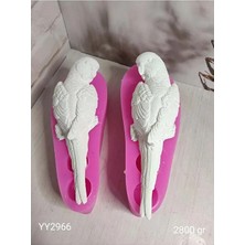 Yoyomold YY2966 Papağan Karşılıklı Bakışan Ikili Takım, YY2457, Silikon Kalip Tüm Modeller