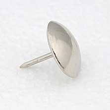 Marsilyan Kısa Çivili Gümüş Nikel Kabara Raptiye 6,5 mm - 100