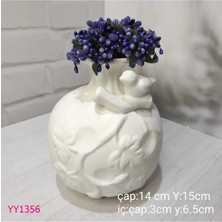 Yoyomold YY1356-TOMBUL Vazo Kuşlu Silikon Kalıp
