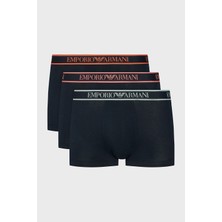 Emporio Armani Pamuklu Logolu 3 Pack Boxer Erkek Boxer EM000259 AF20669 MB139