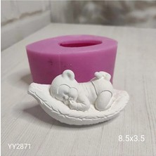 Yoyomold YY2871 Yastıkta Uyuyan Bebek Silikon Kalıp