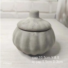 Yoyomold YY2468 Kapaklı Kabak 10,5x8,5 Silikon Kalıp