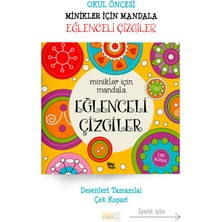 Minikler Için Mandala Boyama Kitabı - Okul Öncesi - Eğlenceli Çizgiler