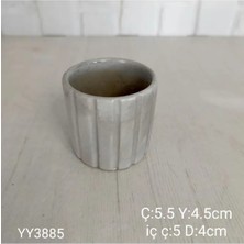 Yoyomold YY3885 Çizgili Silindir Mumluk Silikon Kalıp