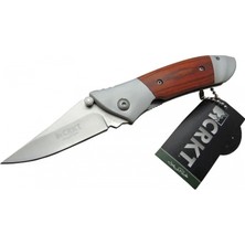 Marsilyan Cr 0035 Rd Kamp Çakı 18 cm - Metal Ampampamp Gül Ağacı Saplı, Kılıflı, Kutulu