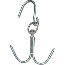 Marsilyan 8 mm Kasap Et Kancası - 239LI Dönerli Set - Paslanmaz Çelik - Et Işleme - Hijyenik - Düzenli - Dayanıklı - Uzun Ömürlü