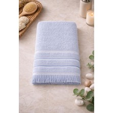 Baveno Home Pamuklu Saçaklı 65X130 cm Yumuşak Renkli Ev & Otel Havlusu Baveno