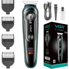 Neonova Vgr V-075 T Bıçak Sıfır Kesim LCD Ekran Şarjlı Tıraş Makinesi