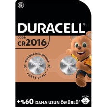 Neonova Duracell CR2016 3V Lityum Pil 2'li Paket