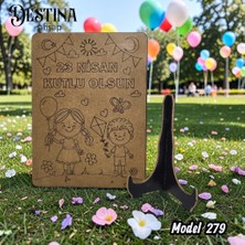 Destina Ahşap Mandala Boyama Seti- Ekonomik Seri-Eko Model 279