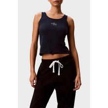 Calvin Klein Streç Pamuklu Yuvarlak Yaka Logolu Atlet LV00QS76030PP Bayan Atlet LV00QS7603 0pp