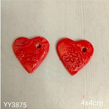 Yoyomold YY387 - 2li Kalp Duvar Süsü - Silikon Kalıp